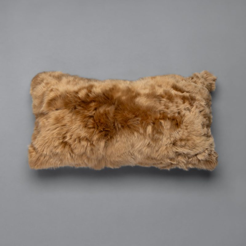 Auskin Alpaca Suri gold Lumbar Pillow