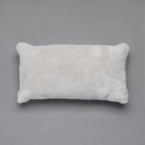 Auskin Sheepskin short wool light grey lumbar Pillow