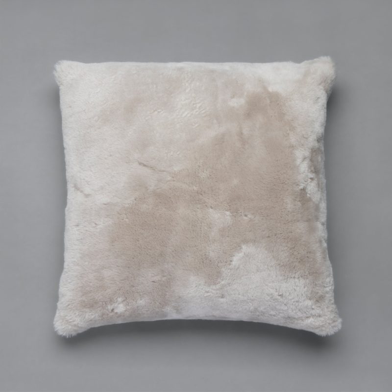 Auskin Sheepskin square short wool light grey Pillow