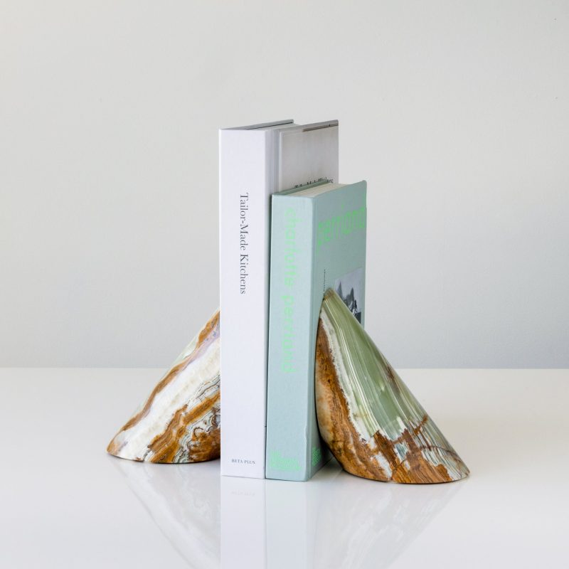 DesignBymarbleCrafters BookEnds Zafferno Verde