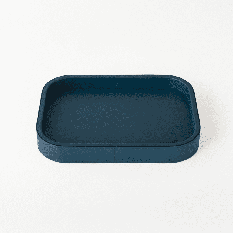 Giobagnara Polo Valet Regtangle Trays Petrol Blue