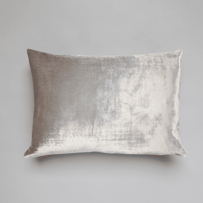 Kevin Obrien Ombre velvet pillow Denim 14x20in 6