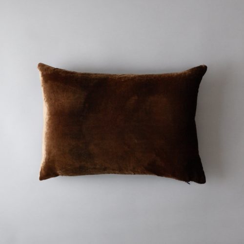 Kevin obrian Pillow Ombre Velvet Lumbar Ivy copper