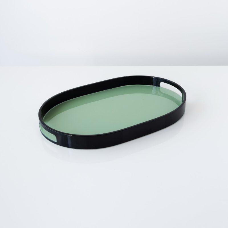 L Indochineur Oval Trays Jade Black 1 7