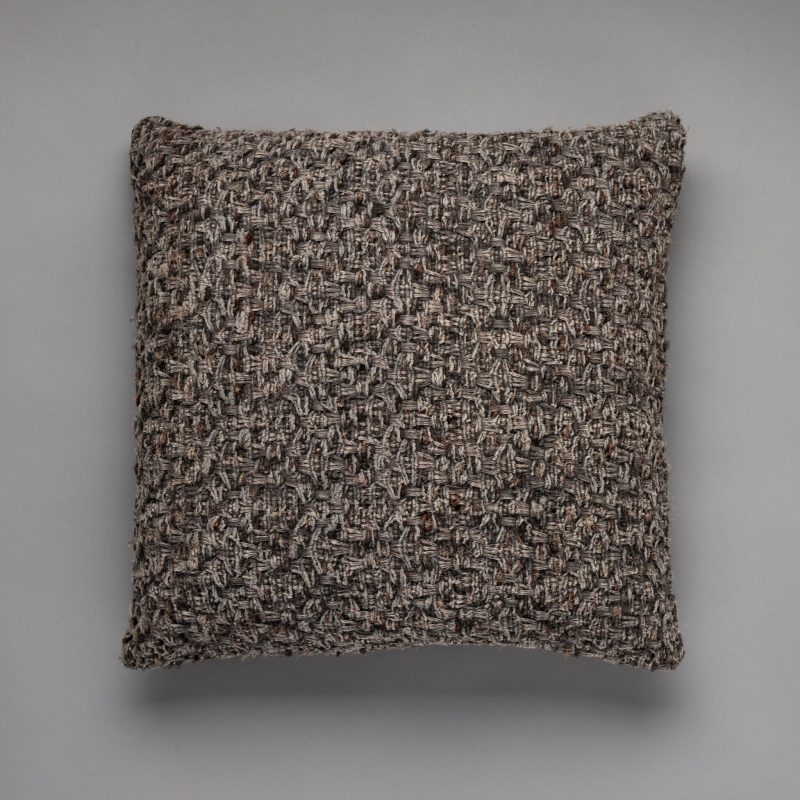 Mistri Of Loom Pillow Grey Brown 20x20 1