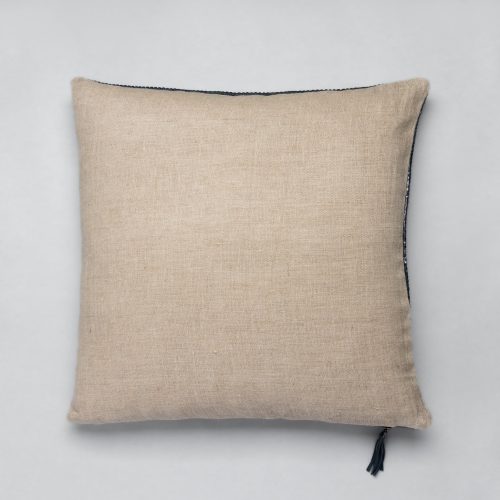 Threads Leather weave Indigo Pillow Back