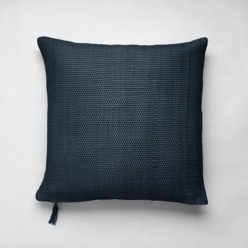 Threads Leather weave Pillow Front