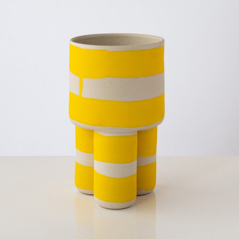 Workaday Milking Planter Yellow Stripe