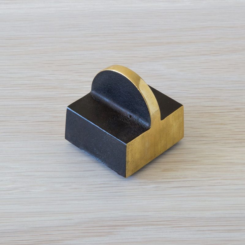 black brass paper weight