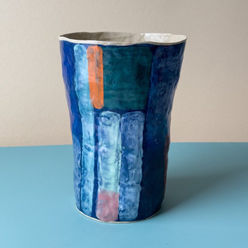 blue vase