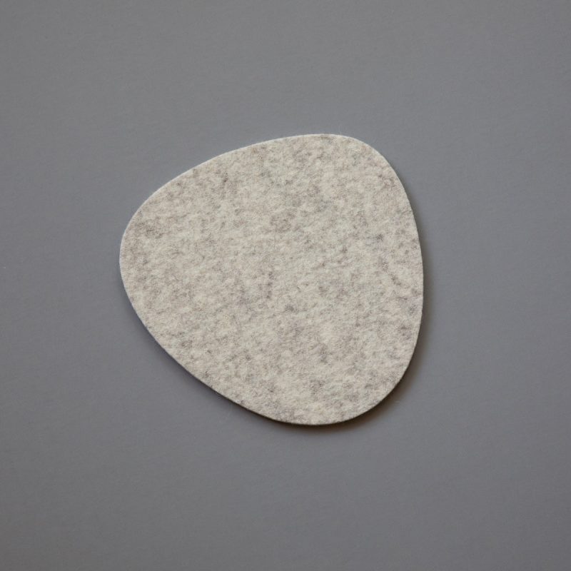 felt trivet stone heather small