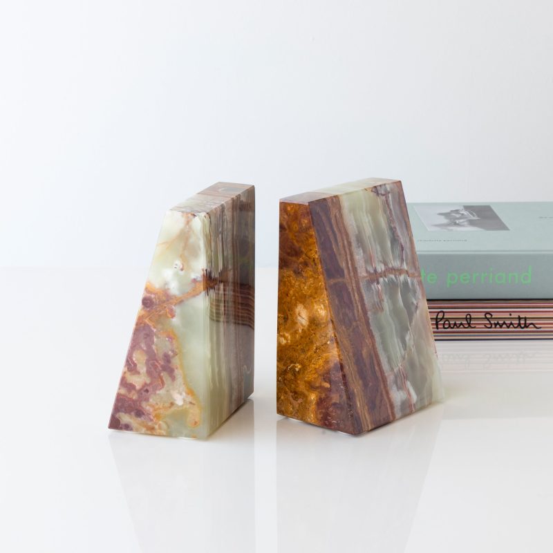 marble crafters bookends Zafferano Verde