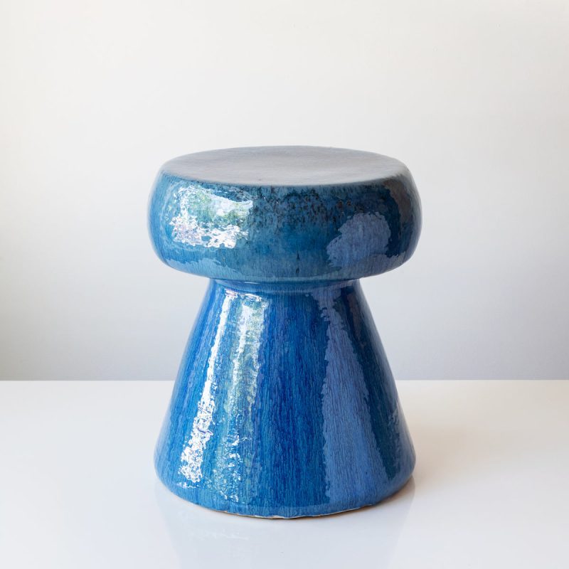 portobello stool marine blue