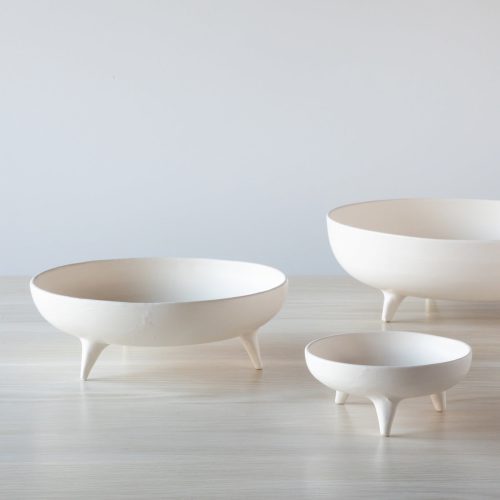 tripodbowlcollection white